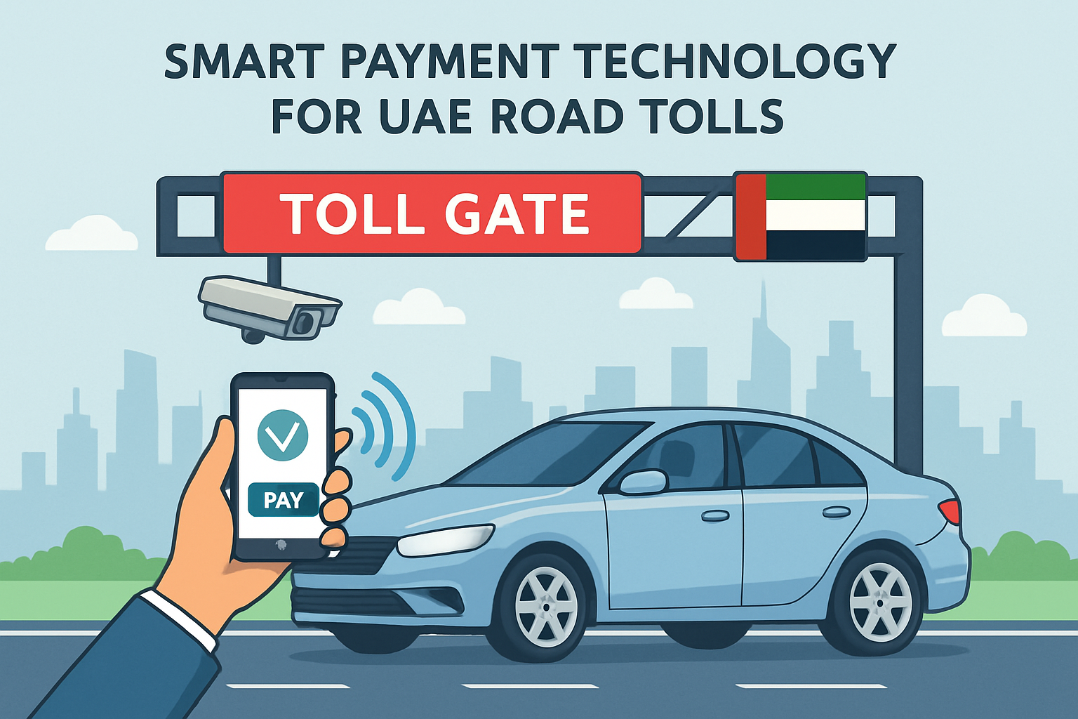 Smart payment technology for UAE road tolls